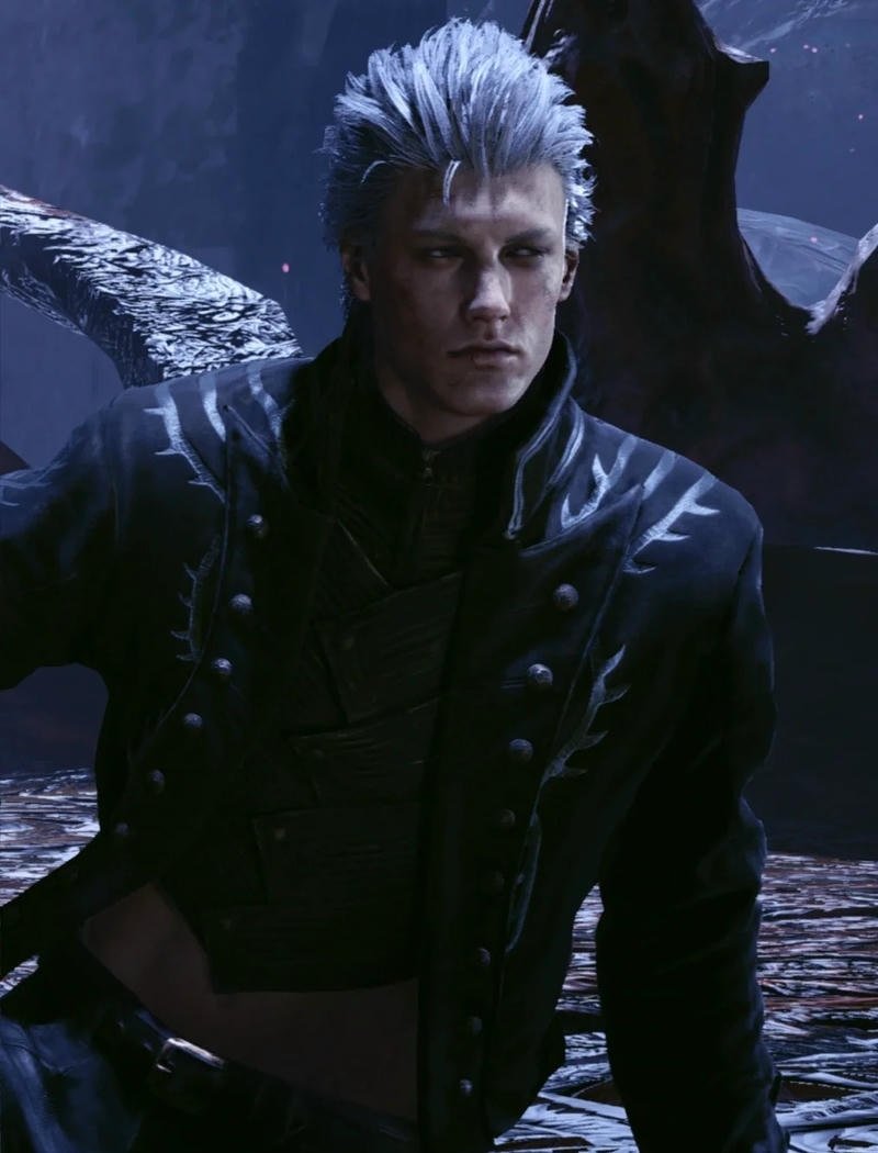 Calm devil hunter expression icon vergil pfp