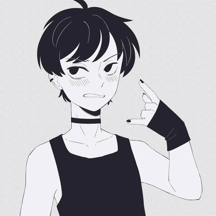 Candid vulnerable moment frozen in emo pfp