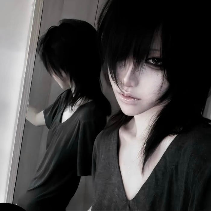 Chaotic scribble art inspired edgy grunge pfp