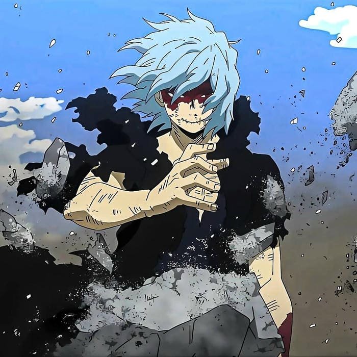 Cinematic tone enhanced Shigaraki pfp illustration