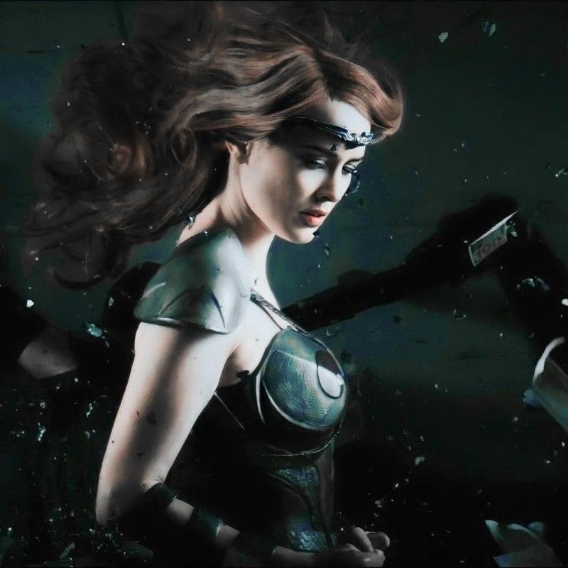 Classic Vought champion portrait styled Queen Maeve pfp