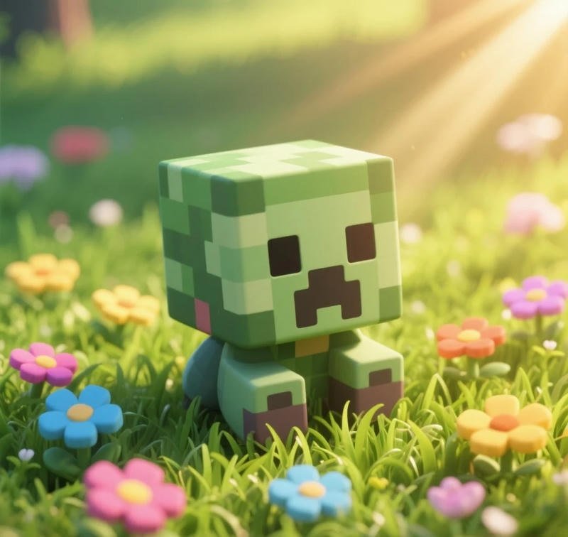 Classic square face avatar icon steve minecraft pfp