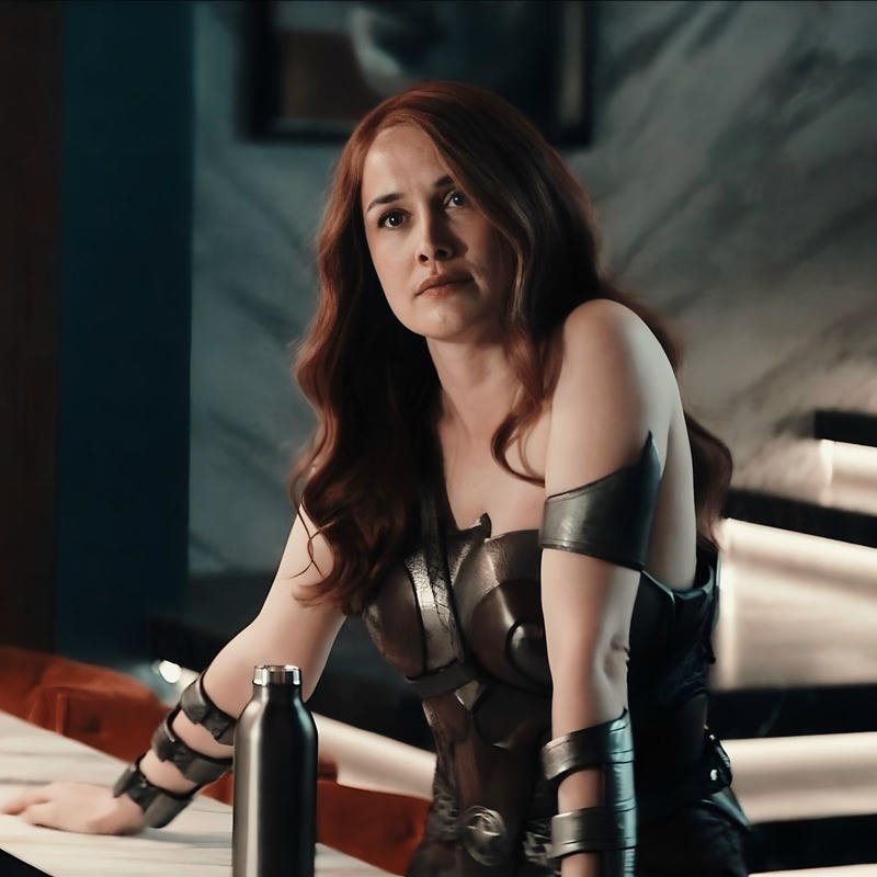 Confident heroic protector avatar displayed Queen Maeve pfp