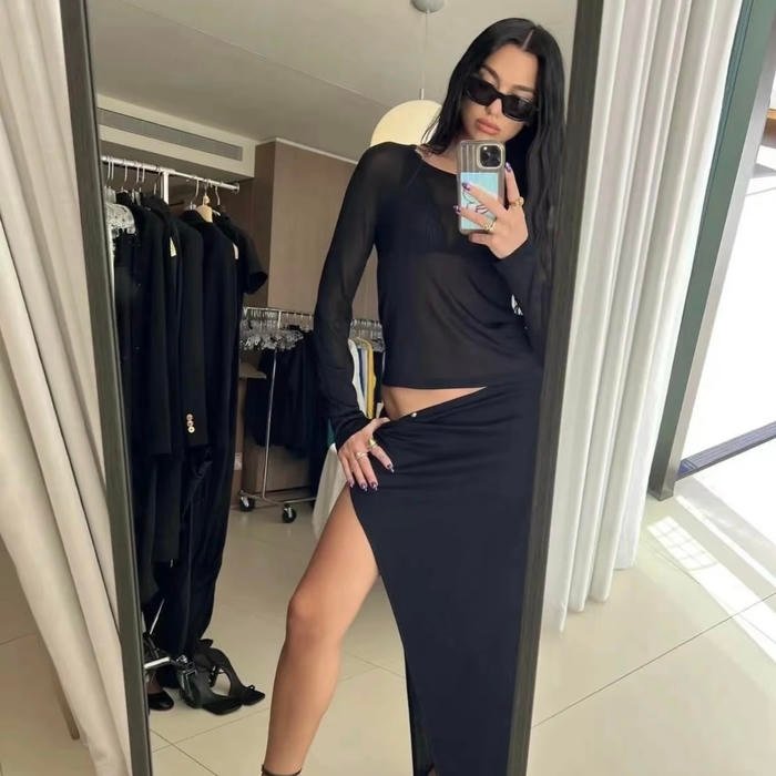 Confident smirk projecting swagger in striking drippy pfp