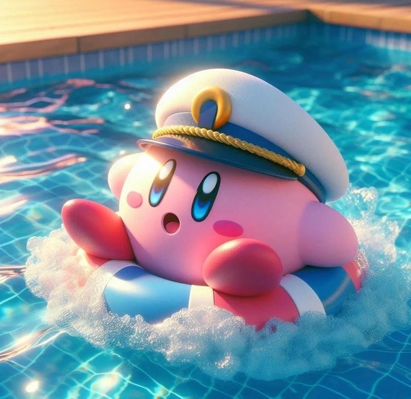 Cute smiling star hero avatar icon kirby pfp