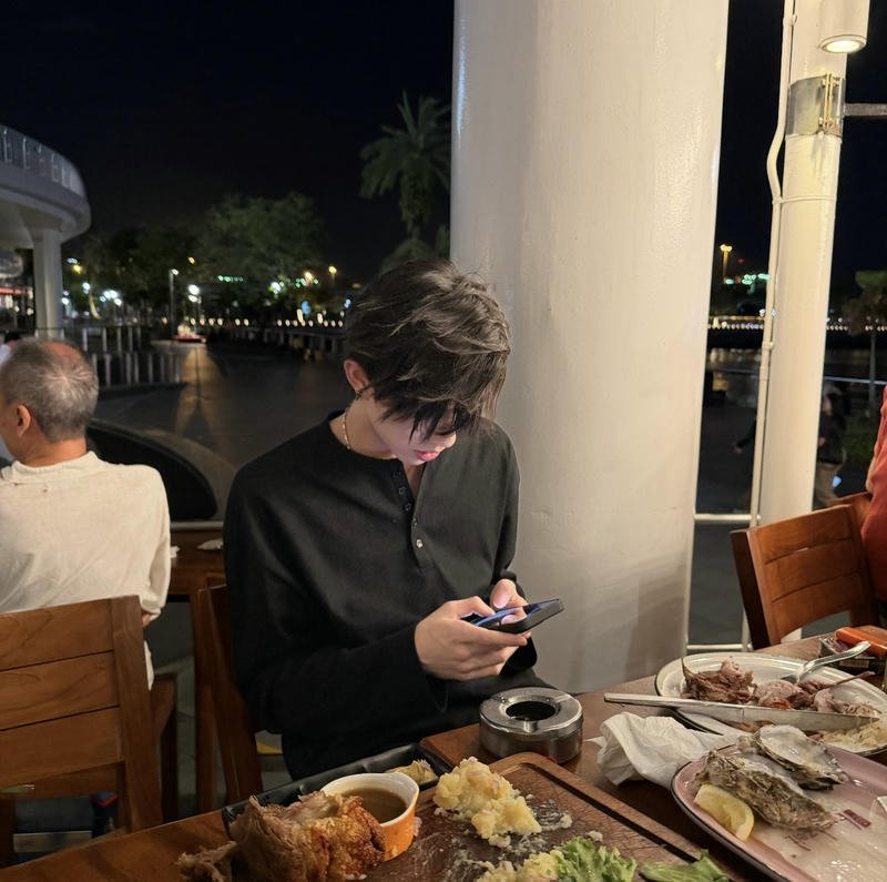 Dark aesthetic character portrait used as cool pfp for boys