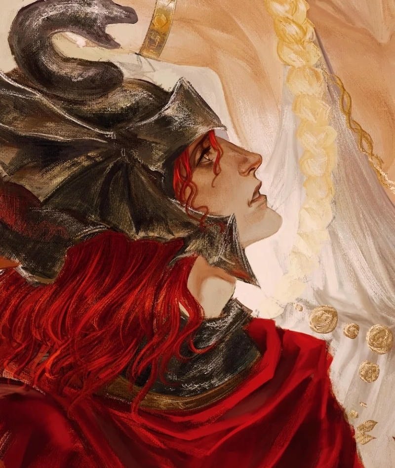 Dark fantasy warrior portrait used as pfp elden ring