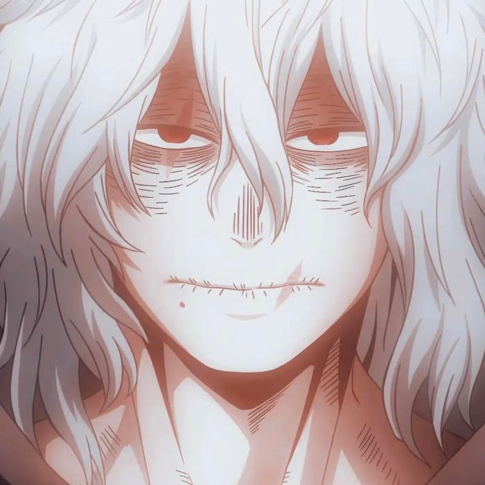 Dark grunge styled Shigaraki pfp moody lighting