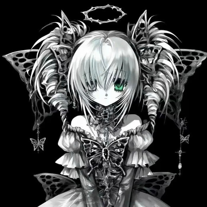 Dark hallway depth perspective emo pfp