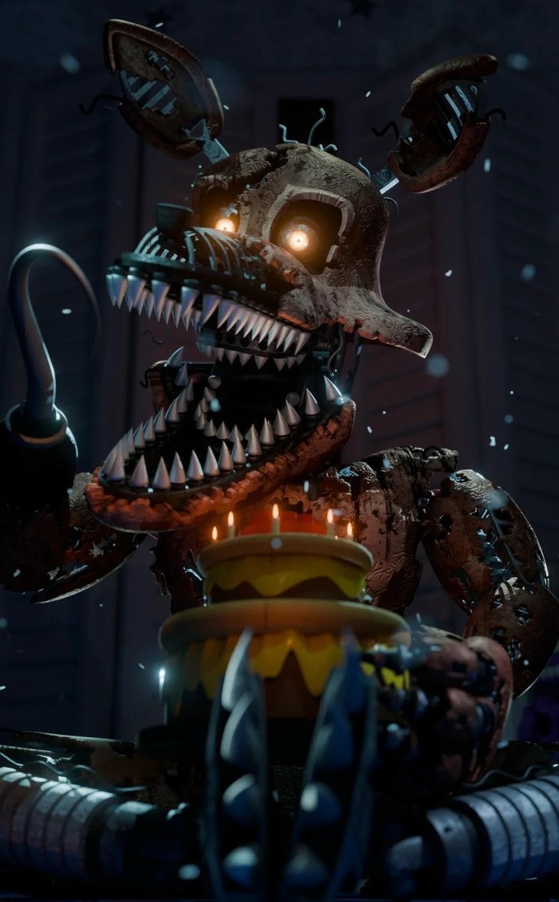 Dark pizzeria animatronic portrait icon fnaf pfp