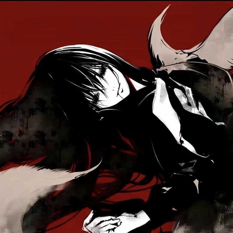 Dark scary avatar suitable for Discord