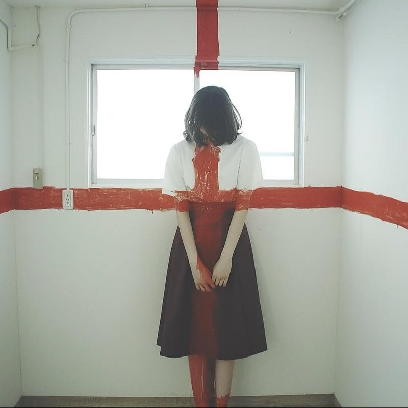 Dark scary avatar with mysterious atmosphere