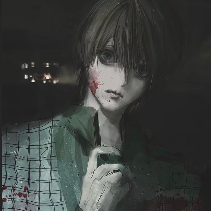 Demonic possession concept visualized in pfp scary