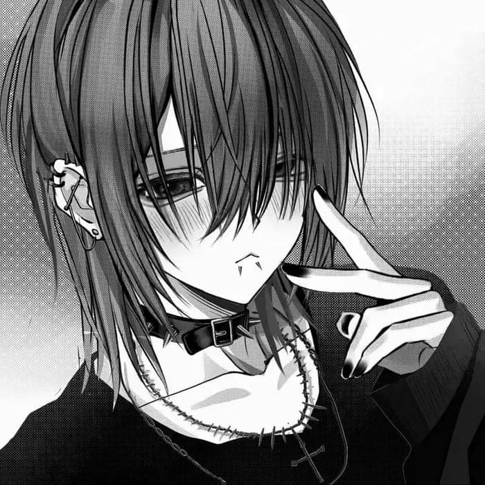 Desaturated tones shaping edgy grunge pfp