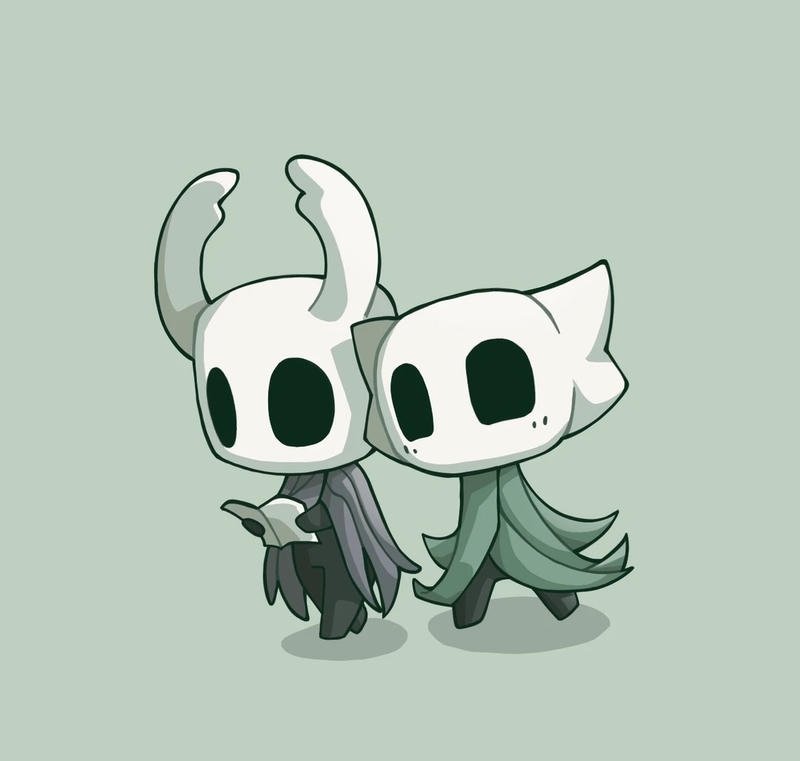 Detailed Hollow Knight Pfp 2k version with clear vessel design