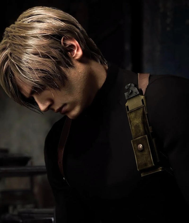 Detailed Leon Kennedy RE2 Pfp ready for phone wallpaper use