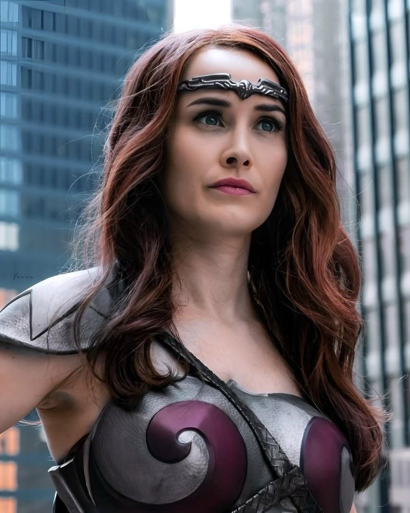 Determined warrior gaze captured in Queen Maeve pfp