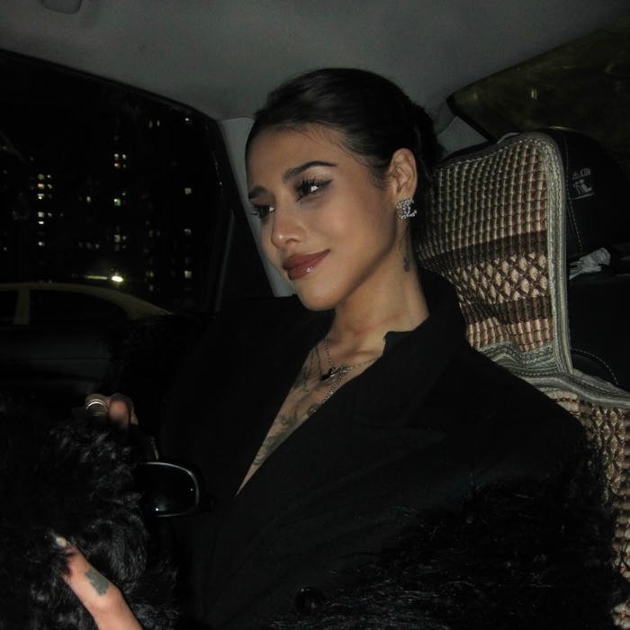 Digital rain overlay adding cool factor to drippy pfp