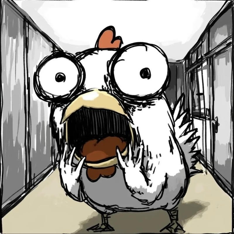 Distorted nightmare character drawing scary pfp anime theme