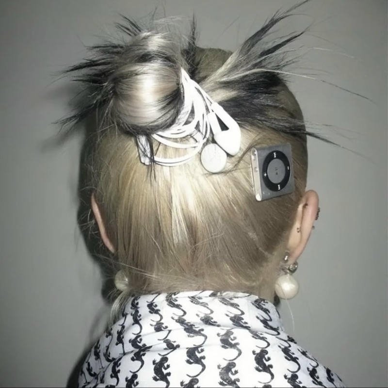 Dreamlike strange face artwork crafted weird pfp mood