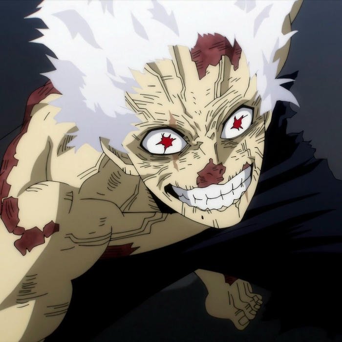 Dust overlay textured Shigaraki pfp edit