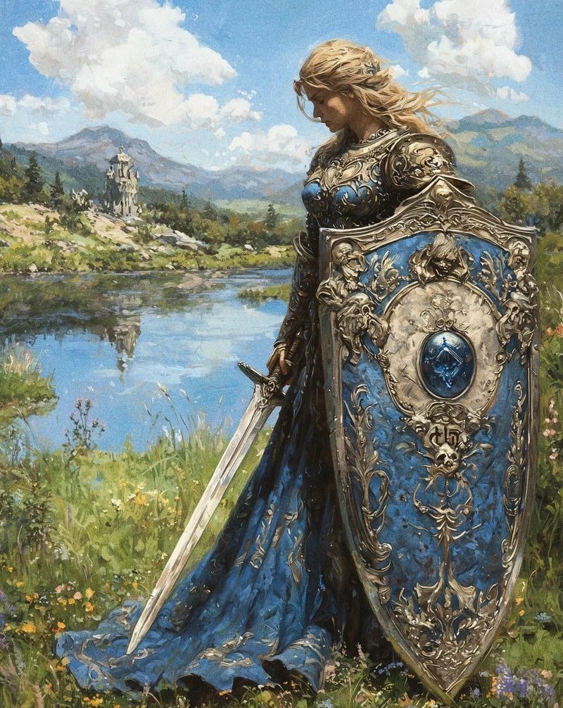 Elden ring pfp epic knight close portrait dark background