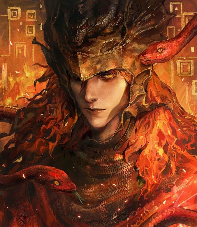 Epic shadow armor character portrait pfp elden ring