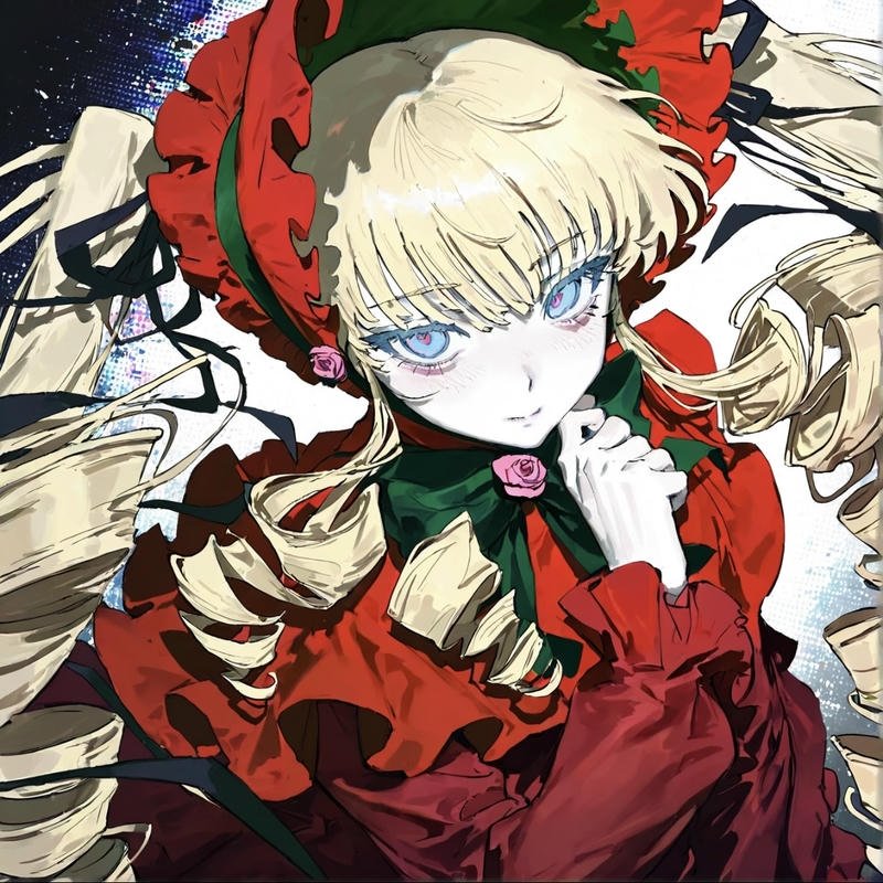 Excessiveish cartoon expression icon representing cringe anime pfp