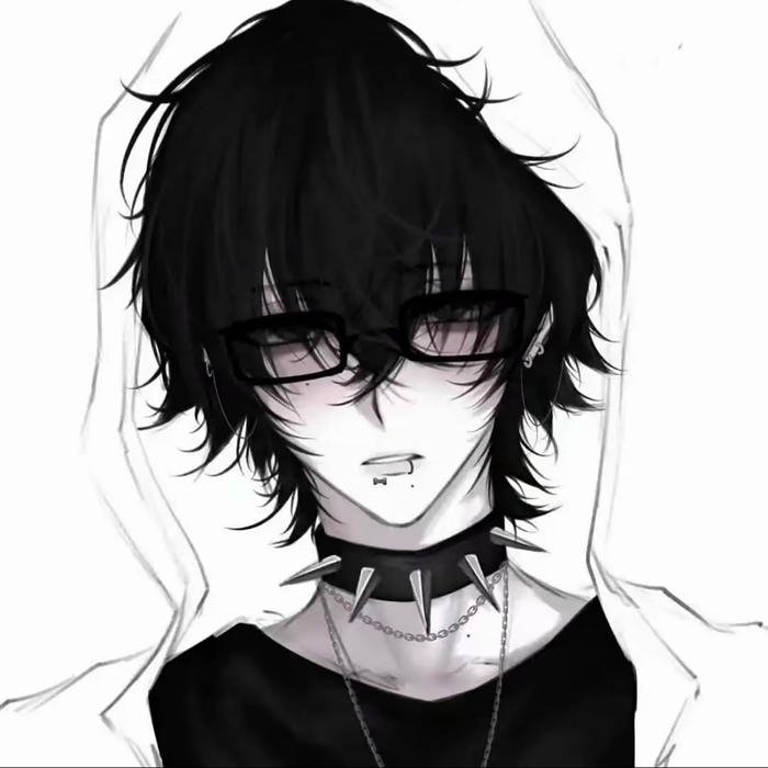 Experimental art styled edgy grunge pfp