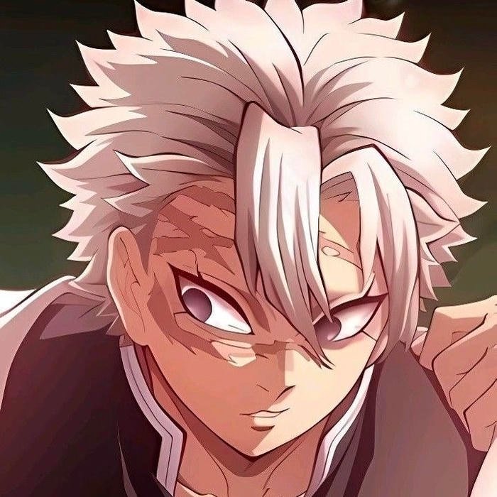 Fearless slayer dominance portrayed through bold Sanemi pfp