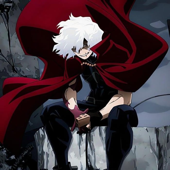 Fierce destructive presence Shigaraki pfp visual