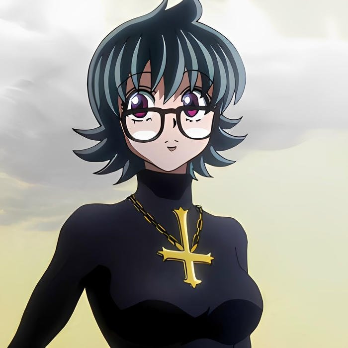 Floating sparkles surrounding Shizuku pfp aesthetic