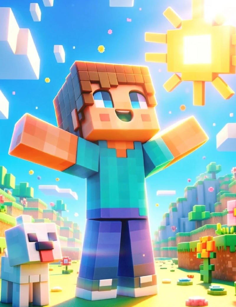 Friendly pixel avatar icon cute minecraft pfp