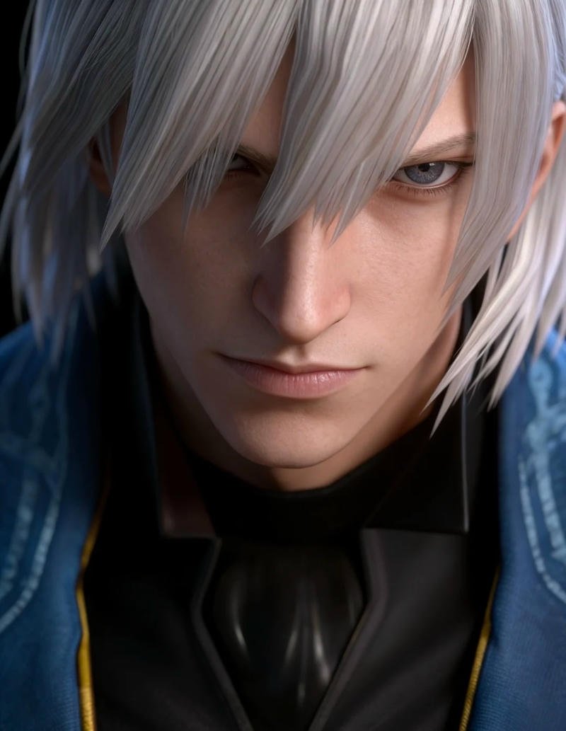 Funny meme styled avatar vergil budlight pfp