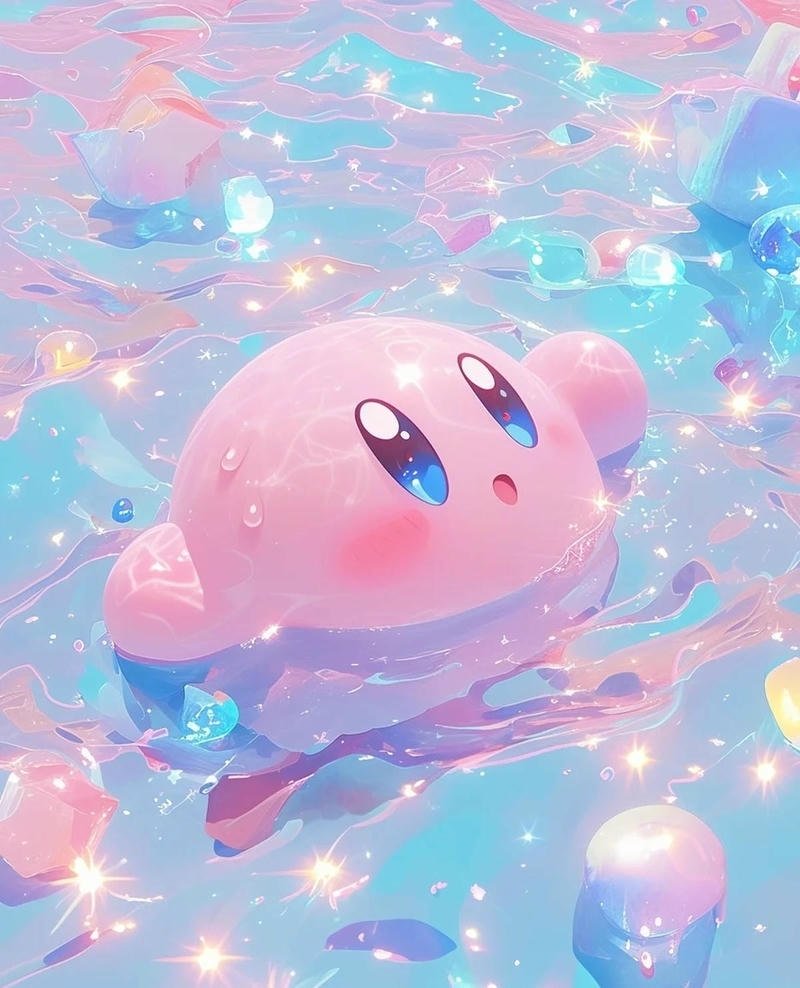 Gaming themed avatar icon kirby valorant pfp