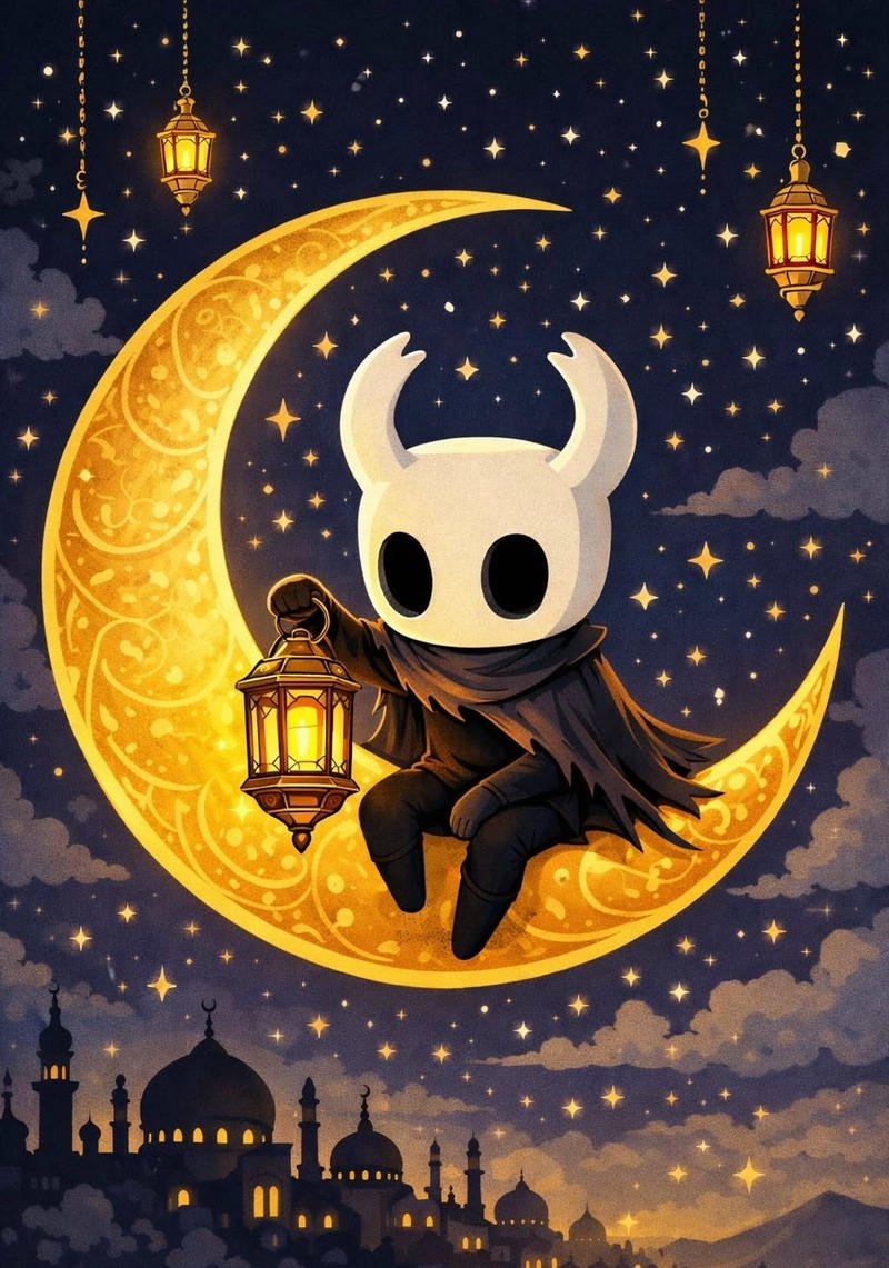 Gentle cute Hollow Knight Lace Pfp for soft profile avatar
