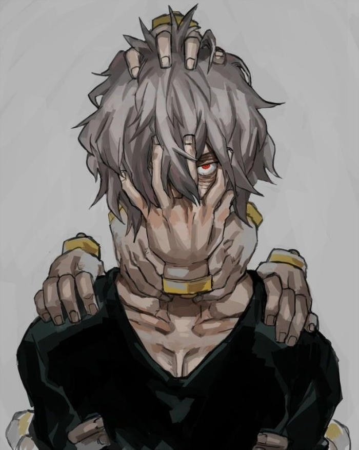Grimy aesthetic defining Shigaraki pfp artwork