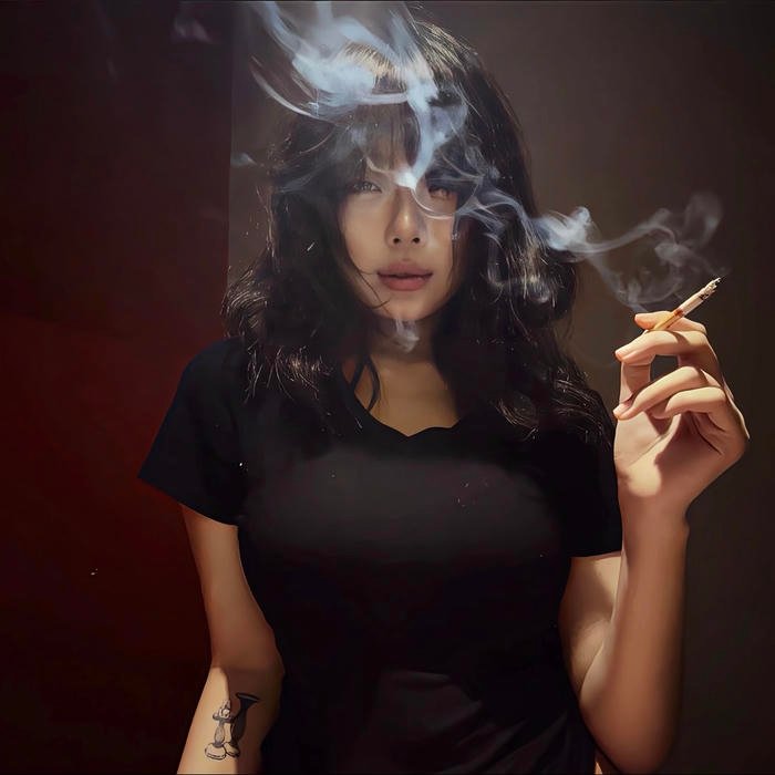 Hand drawn scribble accents edgy grunge pfp