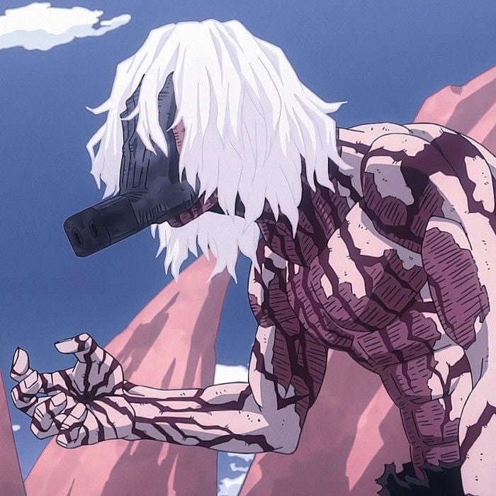 Haunting glare dominating Shigaraki pfp image