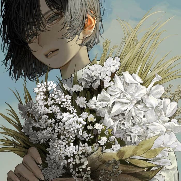 Heavy vignette border framing pfp sad image