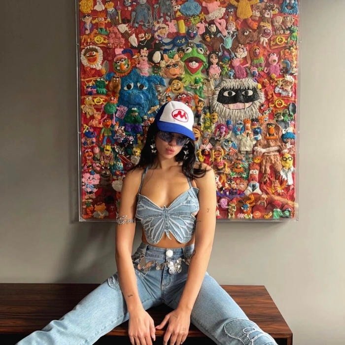 High fashion pose captured in sleek drippy pfp