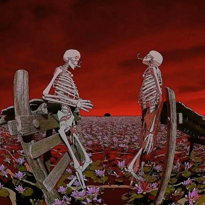 Hollow black eyes dominating pfp scary aesthetic