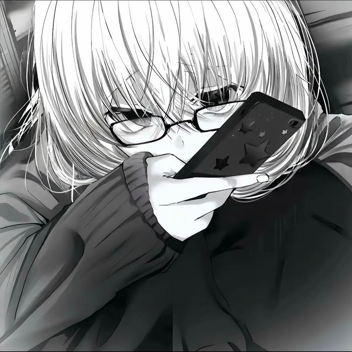 Hoodie wrapped silhouette forming pfp sad portrait