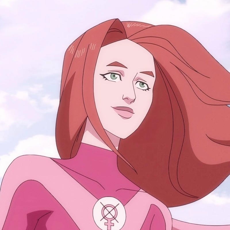 Iconic radiant guardian symbol styled Atom Eve pfp