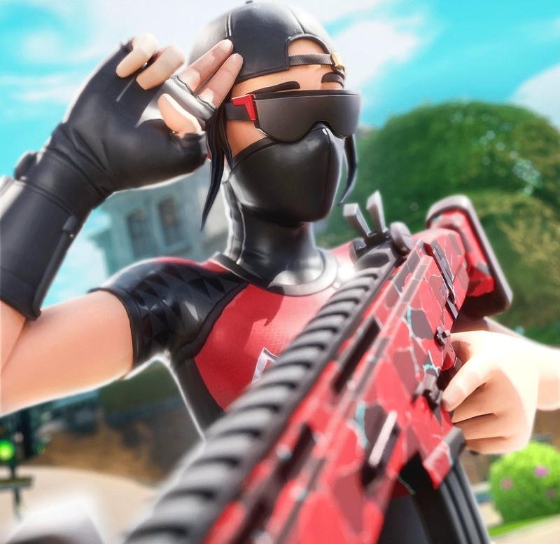 Image fortnite pfp character face close up gaming avatar