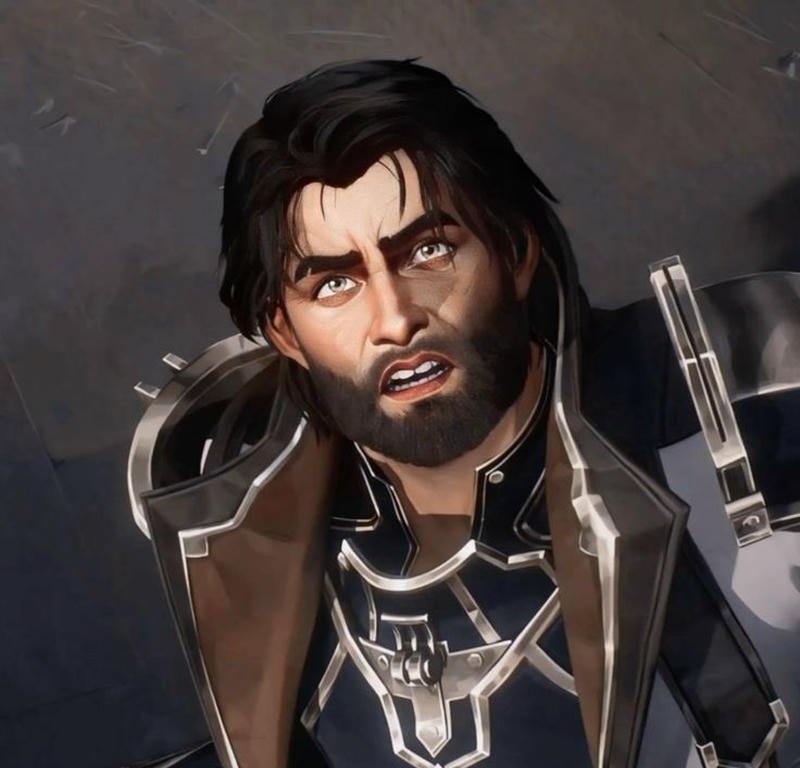 Image jayce pfp strong jawline heroic Piltover defender portrait