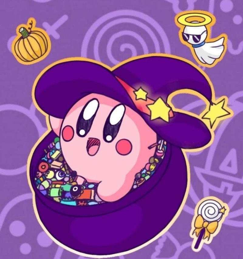 Image kirby pfp round pink hero cheerful profile icon