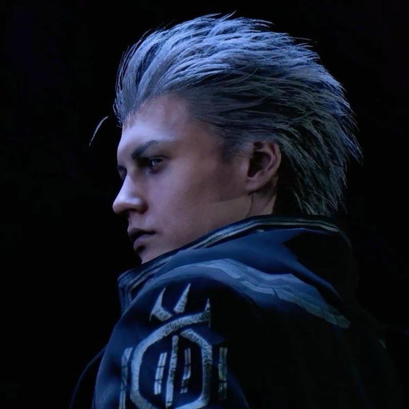 Image vergil pfp dark coat devil hunter profile icon