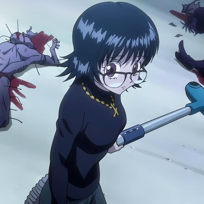 Intense close up Shizuku pfp with emotional gaze