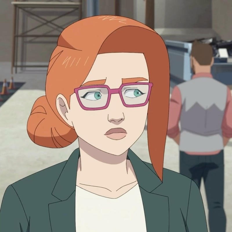 Invincible universe empowered heroine avatar Atom Eve pfp